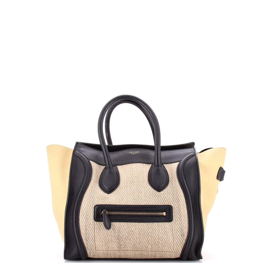 Celine Tricolor Luggage Bag Canvas And #269658C91B